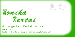 monika kertai business card